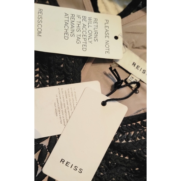 Reiss 🖤 Marianna Lace Dress 🖤 Suze 6 NWT - Picture 5 of 7